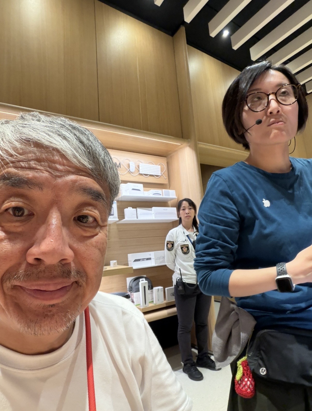 Appleストアのスタッフとのセッション